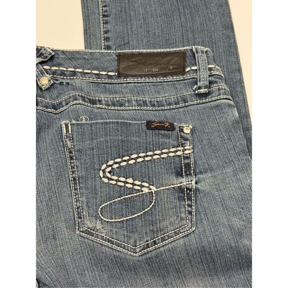 Seven7 Women's Straight Leg Denim Jean Size 8 - Picture 9 of 10